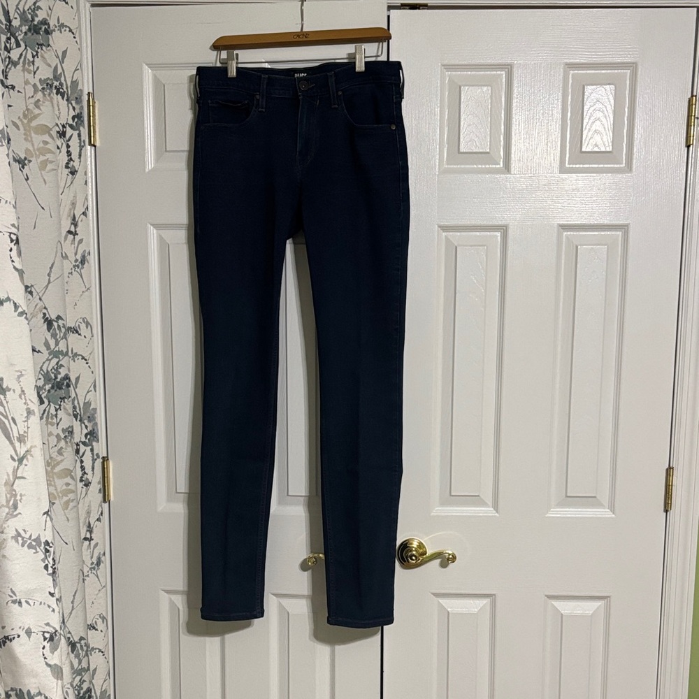 PAIGE Women's Dark Blue Skinny Jeans